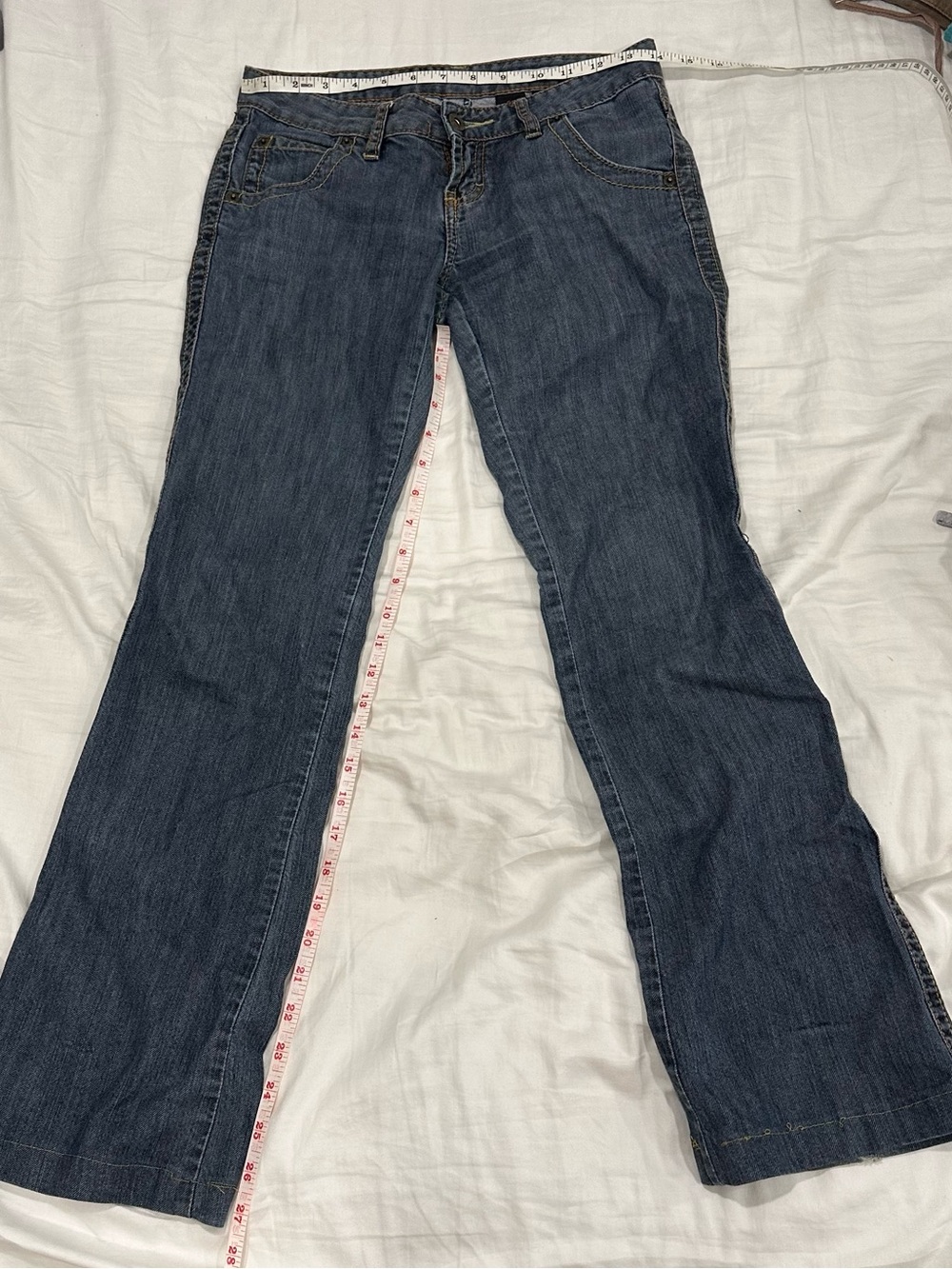 Low rise Dark blue jeans